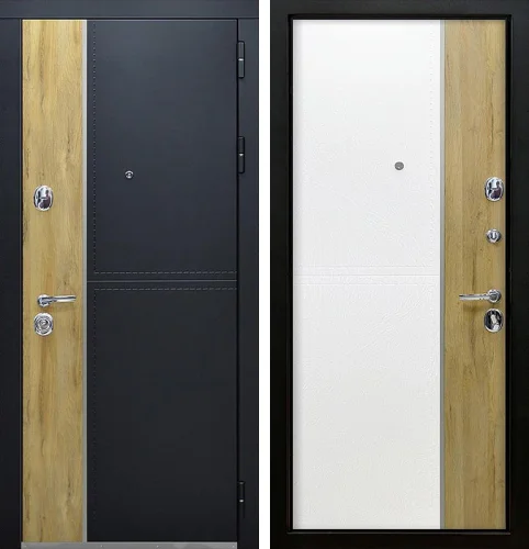 Современная входная дверь в дом №36