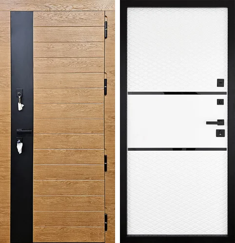 Железная дверь с терморазрывом для частного дома №68