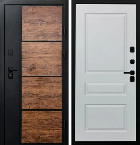 Дверь входная металлическая лофт №17