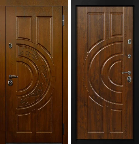 Уличная дверь с терморазрывом для частного дома №26