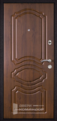 Входная дверь с деревянной облицовкой №19 - внутренняя сторона